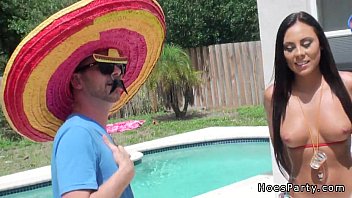 by fucked party cue pool at Mom alicia gives her man a kinky