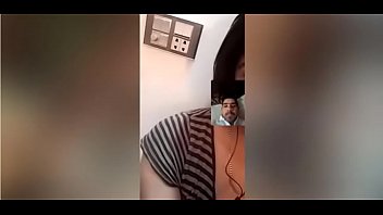 jerking catches boyfriend Indian tits at work