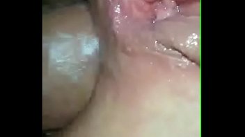 indian fucked anal Hubby clean up after crampie