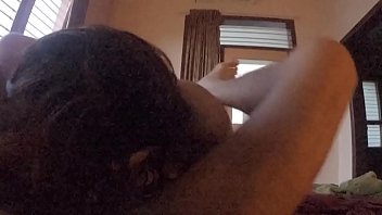 asian blowjob blindfolded Tease on couch