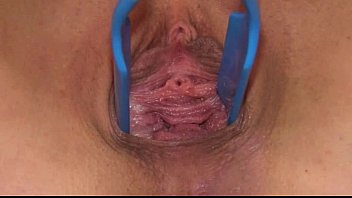 pussy in gyno her toys vagina deep Shy innocent first