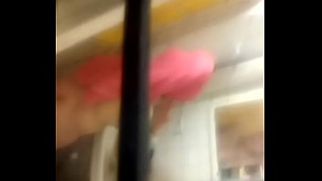 espiando probador metro French maid fun