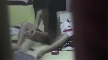 sauna girl spy on Japanese lesbian threesome uncensored