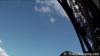 public by amazing threesome the 1 risky part eiffel sex tower Husband and wife dominating a female