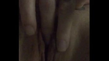 3 wet tight clip pussy masturbation I wear her panties while she jerks me off